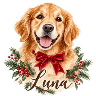 Exemplo de Natal no estilo Aguarela